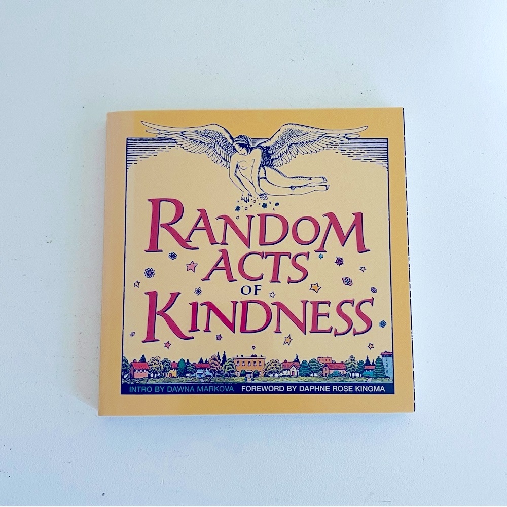 Vintage Random Acts of Kindness Paperback Book, Inspirational, Coffee Table